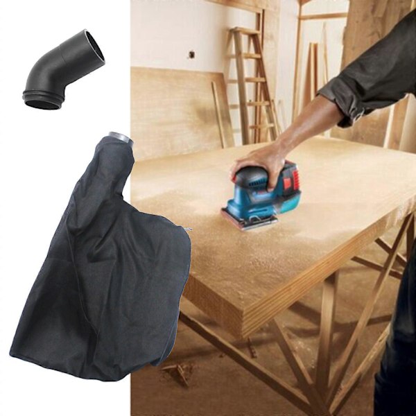 Praktisk dammpåse för slipmaskin med armbågsformad dammslangskoppling, reservdelar I6(FCC)