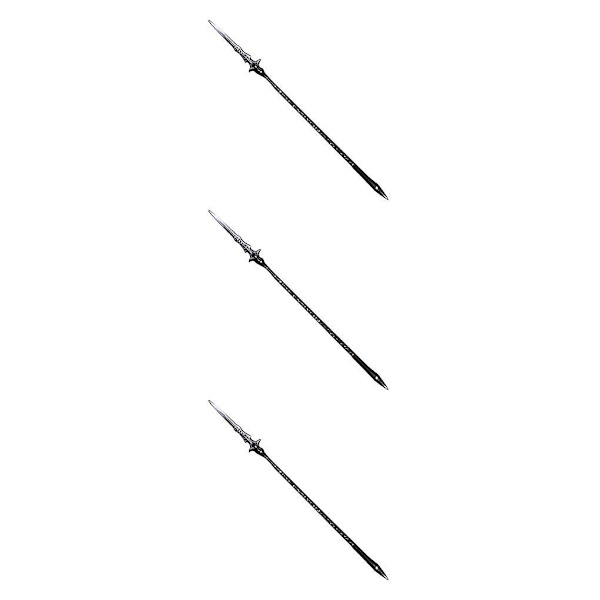 1/2/3/5 Mini Spydspids Model Prop Spydspids Modeller Ornament Tilbehør[C] Black 3Set