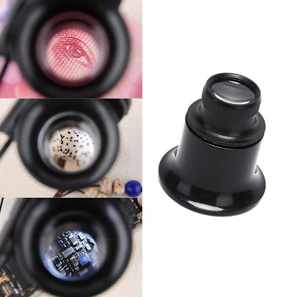 20x Urværk Loupe Forstørrelsesglas til Ur Smykker Stempel