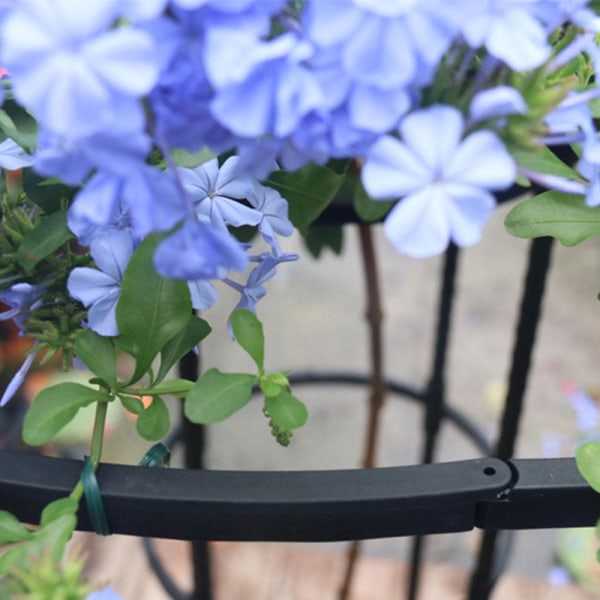 Trädgårds spaljé för klätterväxter och blommor, metallväxt spaljé för utomhusbruk 47.24inch