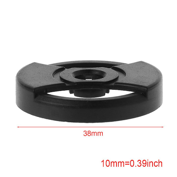 7 tums Vinyl Skiva Dome Bas 45 Adapter för 45 Varv/min Skivspelare Black