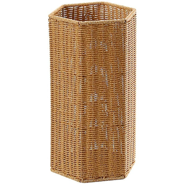 Konstgjort Rattan Paraplyställ Plast Paraplyförvaring Paraplyhållare För Entré