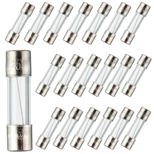 F10al250v 5x20 Mm 10a 250v Fast Blow Fuses 10 Amp 250 Volt 0.2 X 0.78 Inch Glass Tube Fuses (pack Of 20 Pieces)[C]