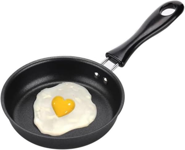Mini non-stick stegepande 20 cm, ideel til hjemmebrug og camping