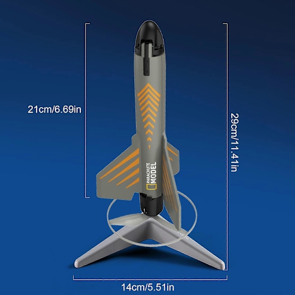 Raketstarter til Børn Selvlansering Motoriseret Luftraket Udendørs Legetøj