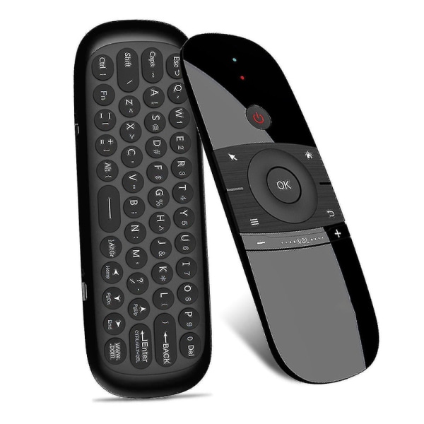 Ny 2024 W1 2,4g Air Mouse Trådlöst tangentbord Fjärrkontroll Infraröd Fjärrinlärning 6-axlig Motion Sense W/ USB mottagare För Smart Tv Android Tv Box L