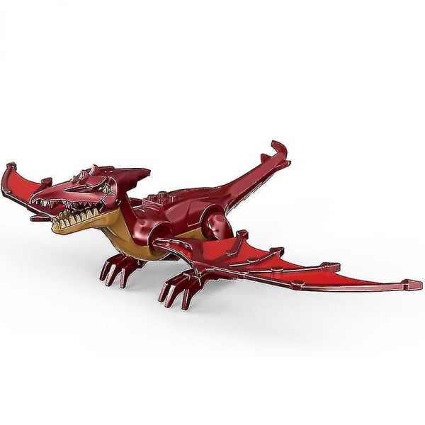 Jurassic World Toys Dinosaur Toys Lego Dinosaurs Pussel monterade leksaksblock Flame pterosaur