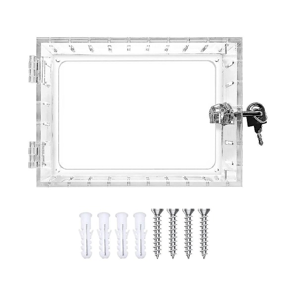 Universal Termostat Låseboks Med Nøkkel, Klar Termostatbeskytter For Termostat På Vegg. 5 Tommer Hx4.72