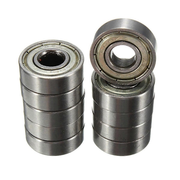 10 stk. 8 x 22 x 7 mm Skateboard Scooter Kuglelejer Hjul ABEC-5 608ZZ I6(FCC)