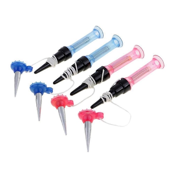 4 Stycken Hållbara Flexibla Plastfjäder Golf Tees Set Golftillbehör (C)