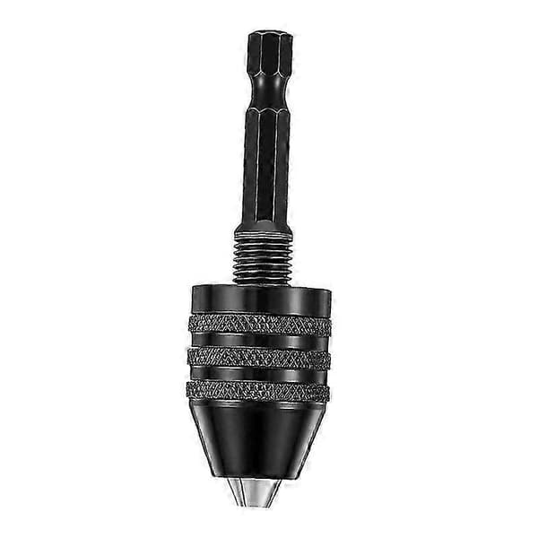 Hex Shank Nøglefri Borepatron 2 stk - Hurtigskift Borebidsadapter