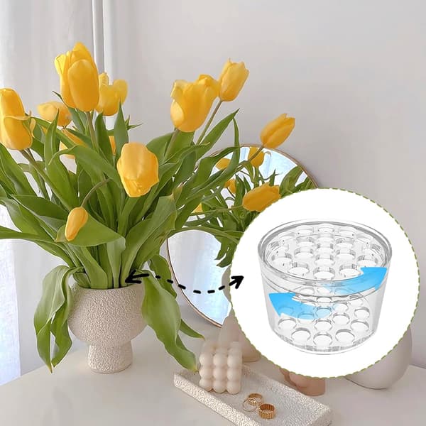 DIY Spiralstamhållare för blommor och vaser, set om 2