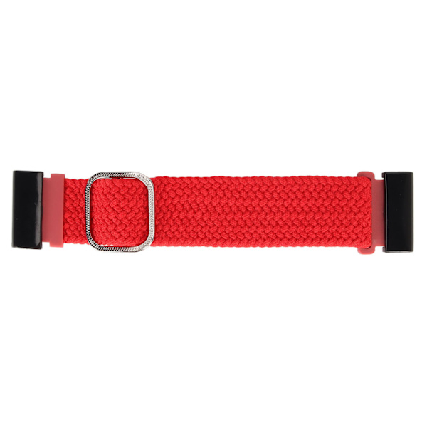 22mm flätad klockarmband 26mm spänne justerat stretchigt spänne stängning flätad ersättningsrem för Fenix 7X röd[C]