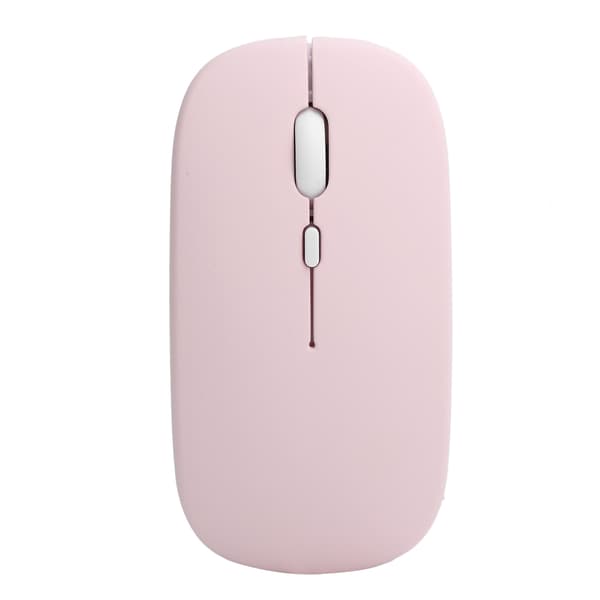 Stille Rosa Trådløs Mus 2.4GHz Bluetooth 5.0 for Bærbare Datamaskiner