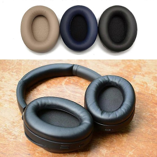Ørepropp Øremuffer Øreputer Deksel for WH-1000XM4 WH1000XM4 Hodetelefon Tilbehør Blue