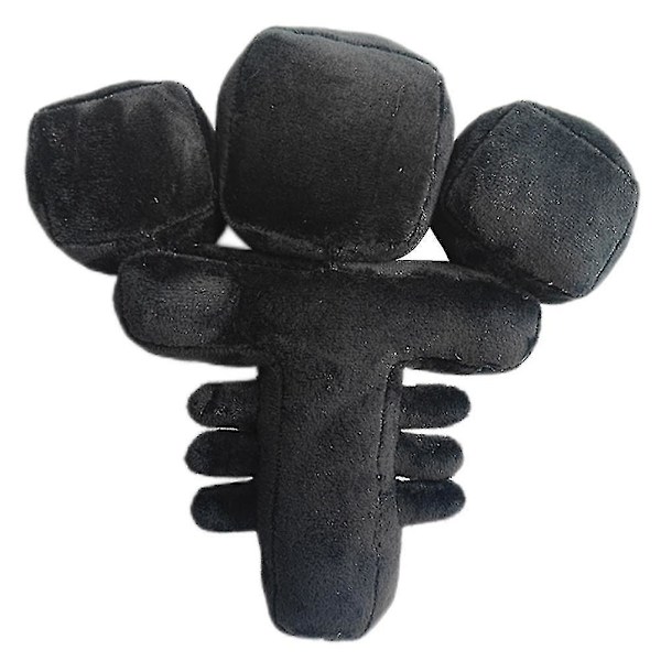 Wither Plush Craft Wither Storm Plys - Bløde Udstoppede Dyr til Børn, Fødselsdag, Halloween, Samleobjekter, Dekoration til Spilfans