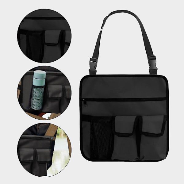 Campingstol Hængende Taske Armlæn Side Organizer Strand Multi Lommer Organiser Stol Tote Skulder Ved Siden Opbevaring Pung Til Udendørs Fiskeri Strand C