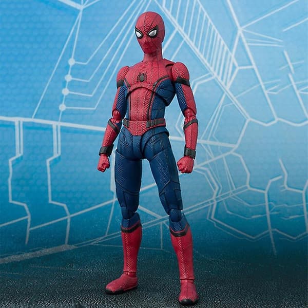 15 cm Spiderman Superhjälte Docka Rörlig Actionfigur Barnleksak Samling Present