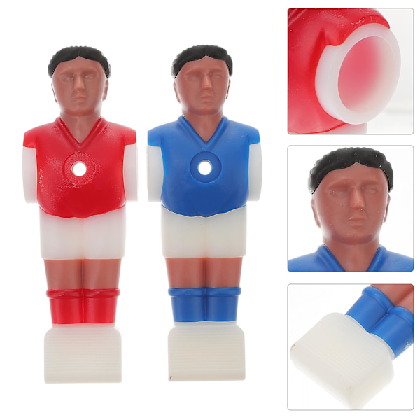 4 stk. Lilla Bordfodbold Mænd Bordfodbold Spillerfigurer Mand Fodboldspiller Udskiftning Bordfodboldspiller