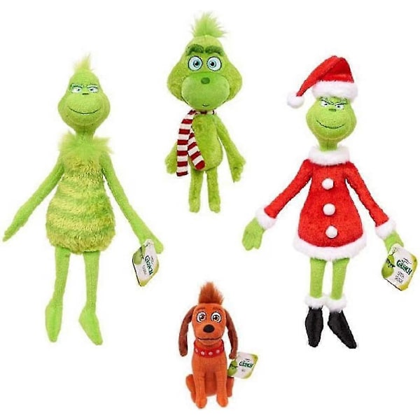 Grinch Julemandsplysdyr Hvordan Grinch Stjal Fyldte Dyr Grøn Monster Blød Fyldt Plys Julehjem Dekoration Pynt Fødselsdag Børn Gi