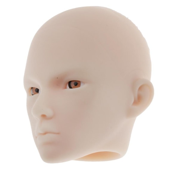 1/6 BJD Dukkehodeform uten Øyne Sminke DIY Dukker Kroppsdeler Utstyr (C)