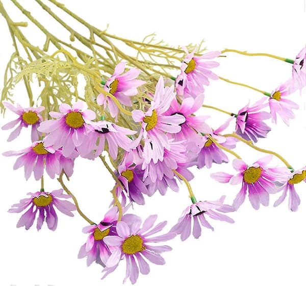5 stk. Simulation Lille Daisy 5 Gren Cosmos Dekoration Rekvisitter Simulation Blomst 1