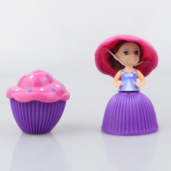 Söt Doftande Deformerbar Överraskning Cupcake Prinsessa Docka Leksaker Barn Flickor Present