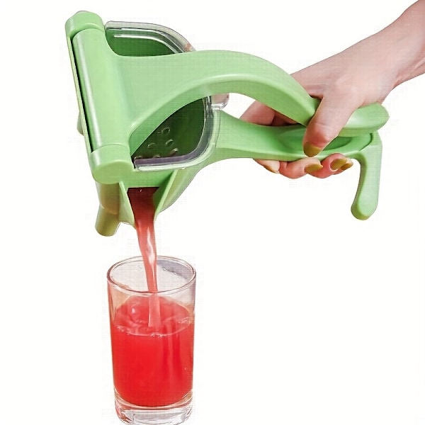 1 stk. Håndholdt Manuel Citruspresser - Multifunktionel Citron & Appelsinpresser, Holdbar Plastik, Essentiel Køkkenredskab