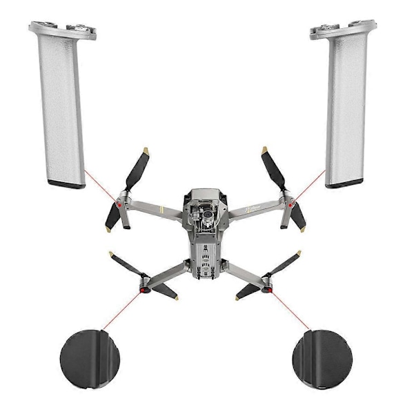 Landningsställ Kits för DJI Mavic Pro Platinum Ersättningsfötter Motorbas