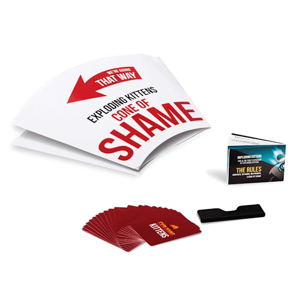 Exploding Kittens Imploding Kittens Udvidelsespakke af Exploding Kittens - Kortspil til Voksne, Teenagere og Børn - Sjove Familiespil, Engelsk Version
