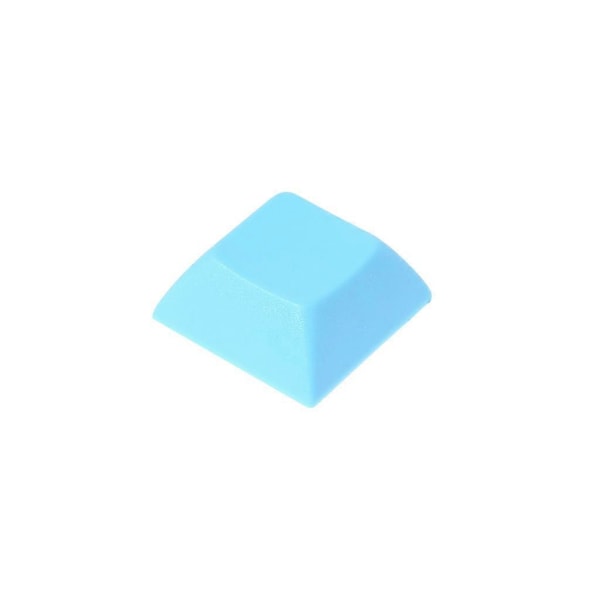 20 stk DSA-profil 1U 1X Ugraverte PBT Blanke Tastlokk for Mekanisk Tastatur White Transparent