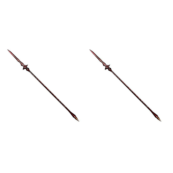 1/2/3/5 Mini Spydspids Model Prop Spydspids Modeller Ornament Tilbehør[C] Red 2Set