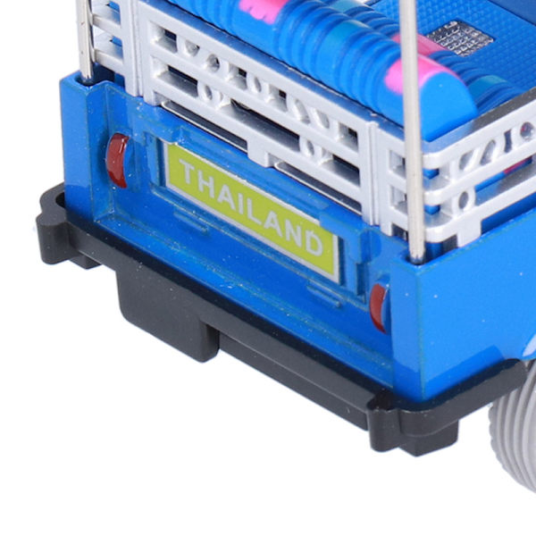 Thaimaalainen riksa Tuk Tuk -auto lelu, sininen, metalliseos malli lapsille
