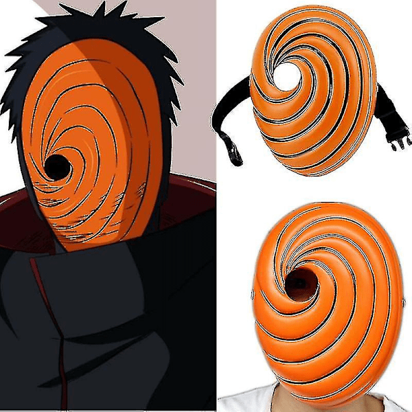 Cosplay Mask Rekvisita Uchiha Obito Orange Resin Party Halloween Tobi Mask Present_x005f_x005f_x005f_x005f_x005f_x005f_x005f_x000d_