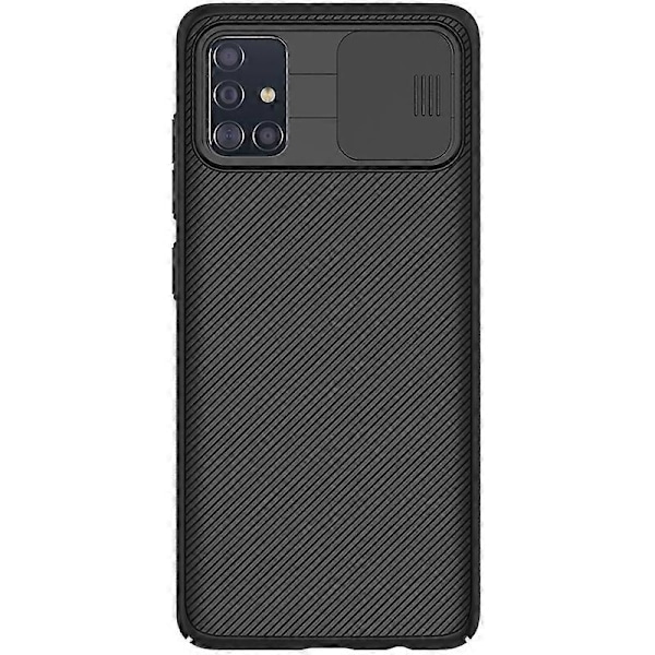 NILLKIN Black Mirror Series PC Camshield Full Coverage Dammtät Reptåligt Mobiltelefonfodral För Samsung Galaxy A51 I6(FCC)
