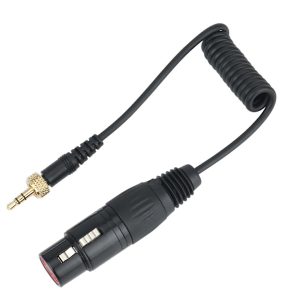Låsende 3,5 mm til 3,5 mm til XLR Hunn Mikrofonutgangskabel for Trådløse Mottakere As Shown