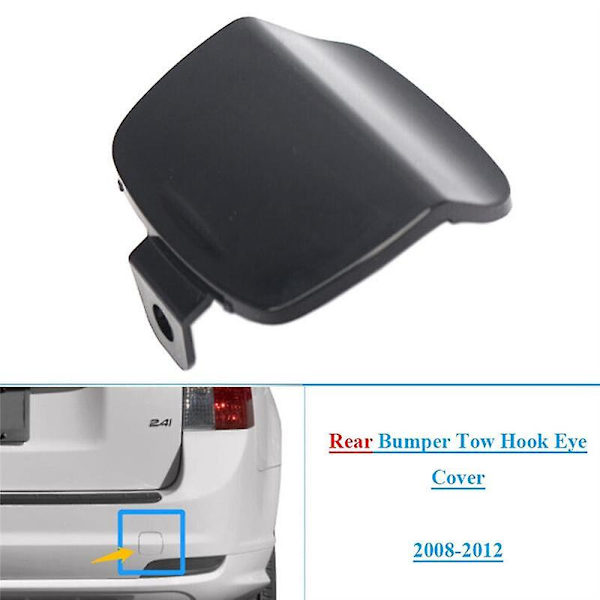 Bakre Stötfångare Dragkrok Lock Skyddskåpa 39886337 Passar för Volvo S40 2008-2012