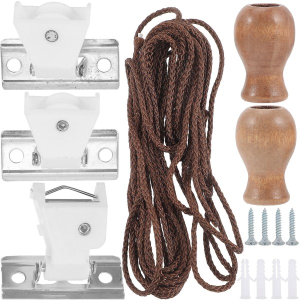 1 Set Bambu Rullgardinsrep Tillbehör Rulljalusidelar Rullgardinsbeslag[C] Assorted Color 3x1.5cm