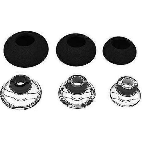 3x Öronproppar för Plantronics Voyager Legend Örontips Kit, Plantronics Voyager 5200 5220 5210 Bluetooth Headset Skumöverdrag - Medium Medium Small*3pack