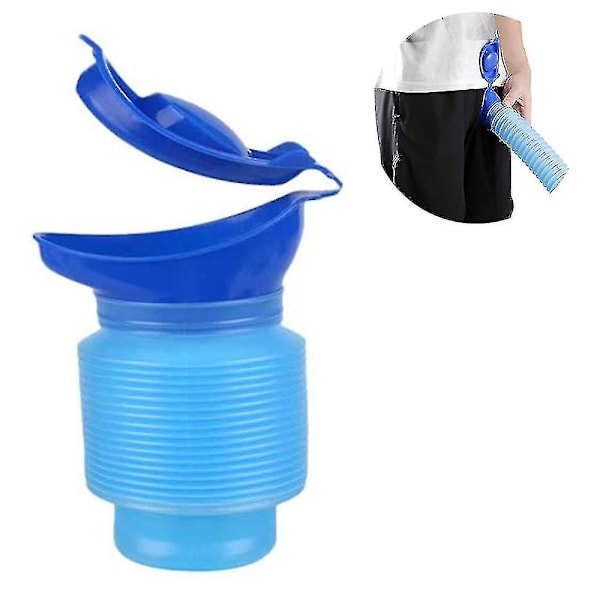 Vuxen Nödurimal - Krympbar Urinflaska För Bil Bärbar Sträckbar Urinflaska Liten Urinflaska, Unisex Vuxen Bärbar Toalettflaska Utomhus Bilresa