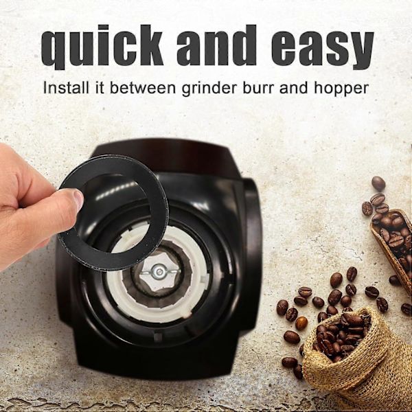 4 stk Pakninger for Baratza Encore Kvern, Silikon Kaffe Kvern