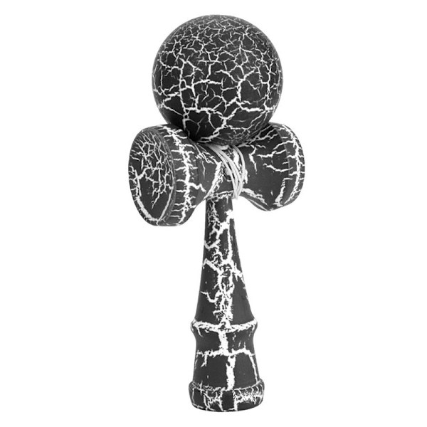 Japansk Kendama-boll för jongleringsträning, svart & vit