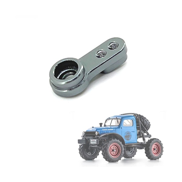 Metall Servoarm Servo Horn för FMS FCX24 1/24 RC Crawler Bil Uppgraderingsdelar Reservdelar, titan