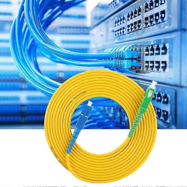 20m Optisk Fiber Patch Cord med Miljøvenlige Materialer