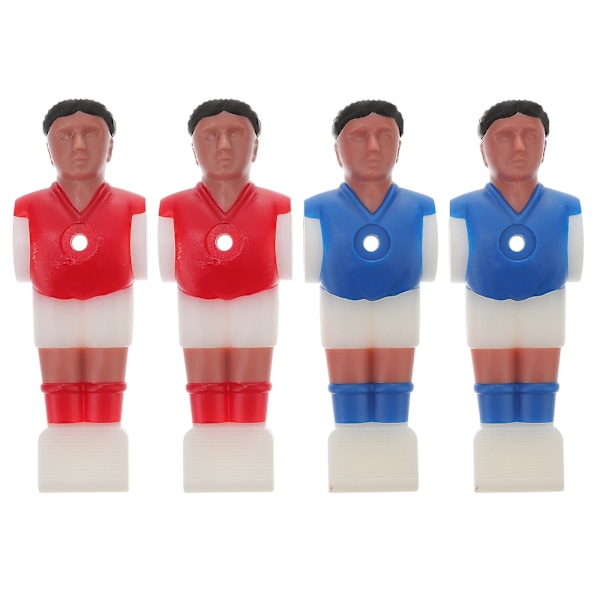 4 Pcs Purple Suit Table Soccer Men Table Football Player Figures Man Soccer Player Replacement Football Table Player