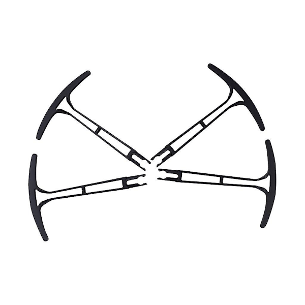 4x Extra propeller + propellerskydd för HS175 D65 SYMA X500 X30 Z6 Drönare (C)