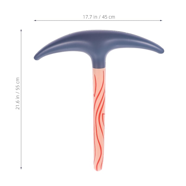 3 stk Oppustelig Legetøjs-Pickaxe PVC Oppustelig Pickaxe Oppustelig Legetøj Party Gave Oppustelig Legetøj