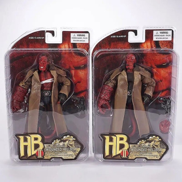 Klassisk film MEZCO Hellboy PVC Actionfigur Samlarmodell Leksak B