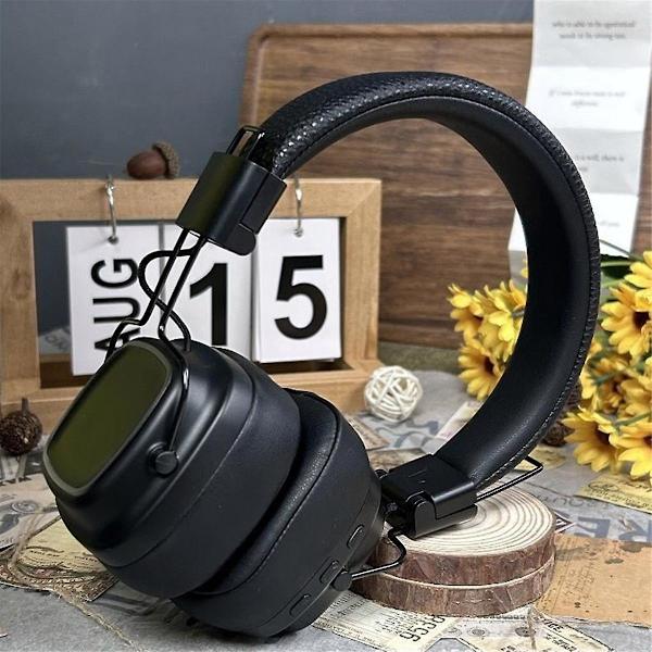 Hodetelefoner for MAJOR IV Luminous Trådløse Bluetooth-hodetelefoner med kraftig bass, multifunksjonshodetelefon med mikrofon