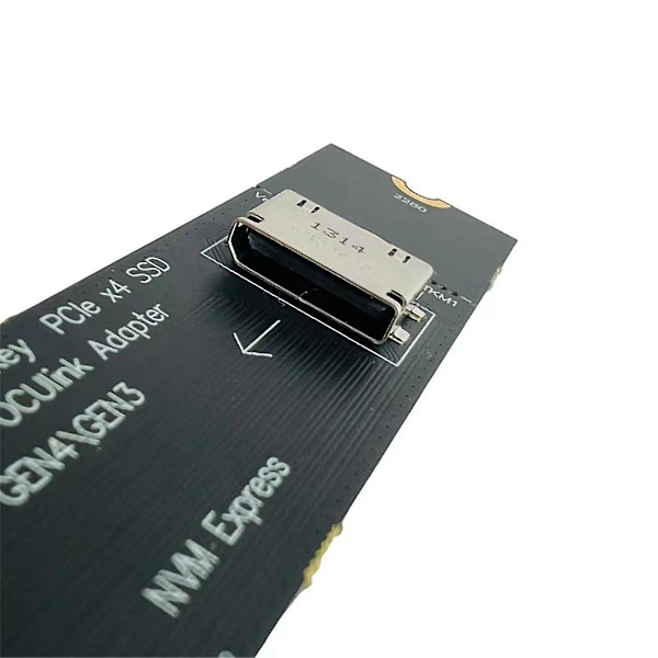 M.2 NVMe til U.2 Oculink SFF-8612 Adapter PCI-e NGFF Multifunksjons Komfort Adapter Gen4